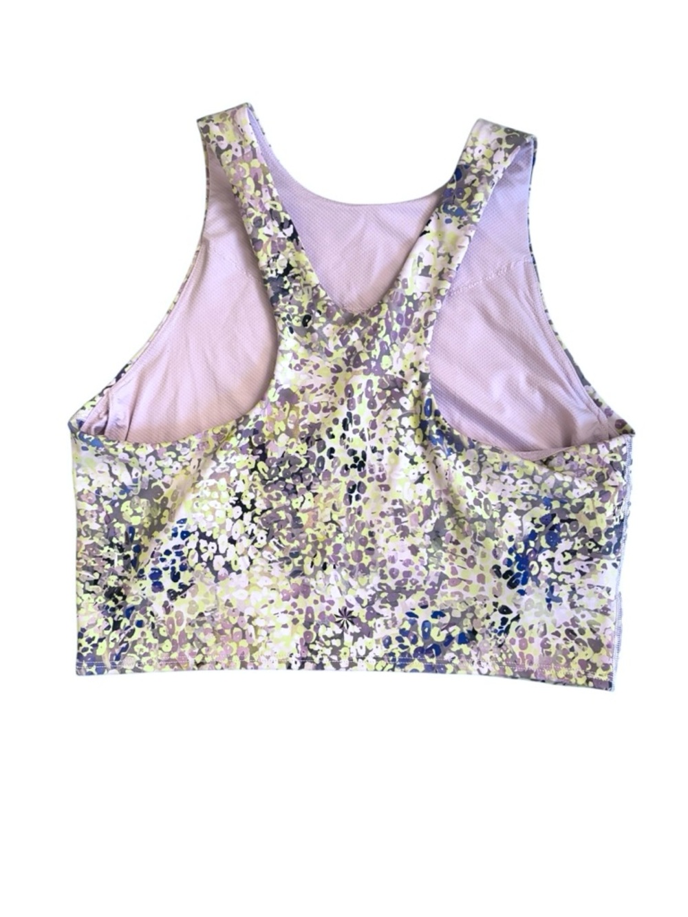 ATHLETA CONSCIOUS CROP SPORTS BRA  PRINT M - Picture 2 of 4